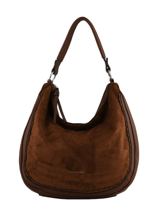 Francinel Women's Hobo Bag Suede Brown