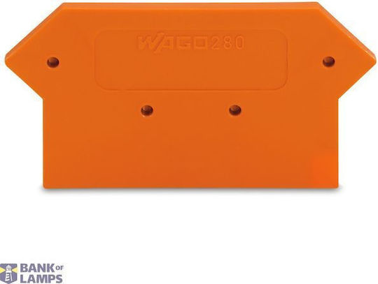 End Intermediate Plate 2.5 Mm Thick Orange