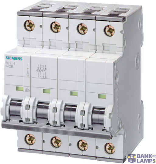 Miniature Circuit Breaker 400 V 6 Ka 4-pole C 25 A D=70 Mm
