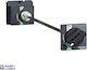 Extended Rotary Handle Compact Nsx 100 160 250 Black Handle Shaft Length 185mm To 600mm Ip55