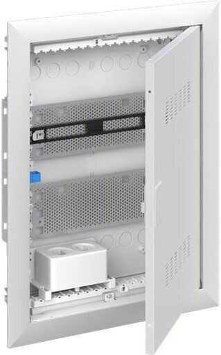 Abb Recessed Electrical Panel, 2 Rows, 12 Modules