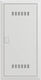 Abb Recessed Electrical Panel, 4 Rows, 12 Modules W747xH384xD97mm