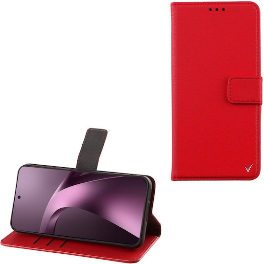 Volte-tel Allure Θηκη Xiaomi 17t Pro 5g 6.83in Magnet Book Stand Clip Red Volte-tel