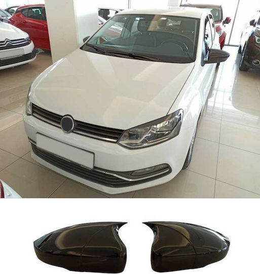Капаци за огледала VW Polo 6R 09-17 M4 Look Черни Гланцови 2 Броя
