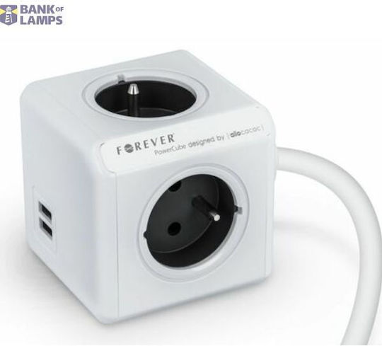Forever Light PowerCube mit USB-A und 1,5-m-Kabel