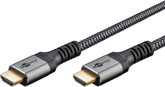 Goobay Ultra96 Καλώδιο HDMI male - HDMI male 0.5m Μαύρο