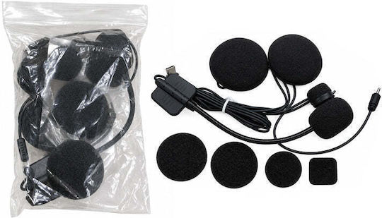 Motorcycle Helmet Headset & Microphone Set Tf251031