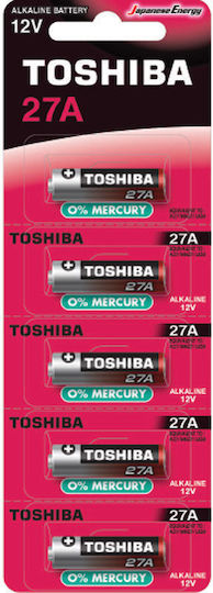 Toshiba Baterii alcaline A27 1,5 V 5 buc