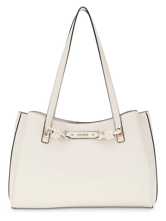 Guess Camelia Damen Tote Tasche Elfenbein