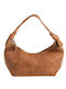 Brown Leather Women's Shoulder Bag