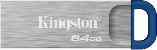 Kingston 64GB USB 3.2 Флашка Сребриста