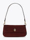 Pickle Burgundy Leather Women’s Suede Clutch