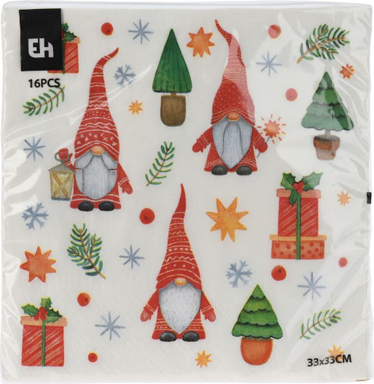 Next Set Weihnachtsservietten Wichtel