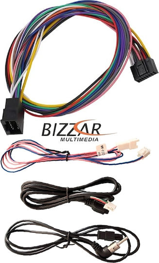 Bizzar 1 Метър Удължителен Кабел с 16-пинова Букса, Micro USB, Fakra, Антенен Протокол за Таблет
