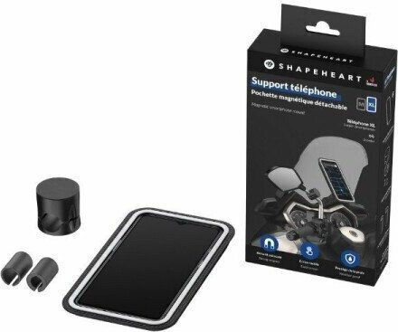 Shapeheart Motorcycle Phone Mount with Magnet for Mirror