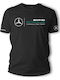 Tstudio Mercedes Amg Petronas F1 T-shirt Черен