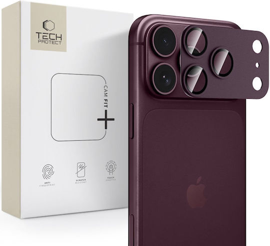 Osłona Aparatu Tech-protect Camfull Fit+ Iphone 18 Pro Max Burgundy 5906302399512
