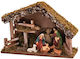 Medium-Sized Wooden Manger 32x10x19 cm