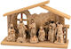 Medium-Sized Wooden Manger 32x12x23cm