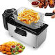 Sokany SK-10128 Fritteuse 3,5 l Silber
