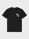 Harajuku Helmet T-Shirt Schwarz