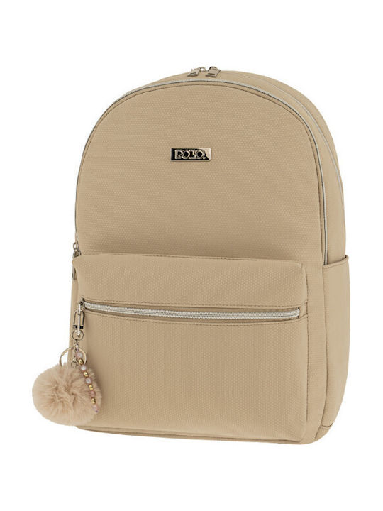 Women's Backpack / Shoulder Bag Beige