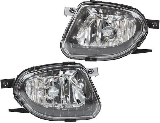 Mercedes W211 E-класа 02-06 Халогенни Фарове Ляв + Десен Комплект 2 Броя