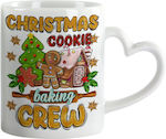 Koupakoupa Weihnachtlicher Keramikbecher Herzen...