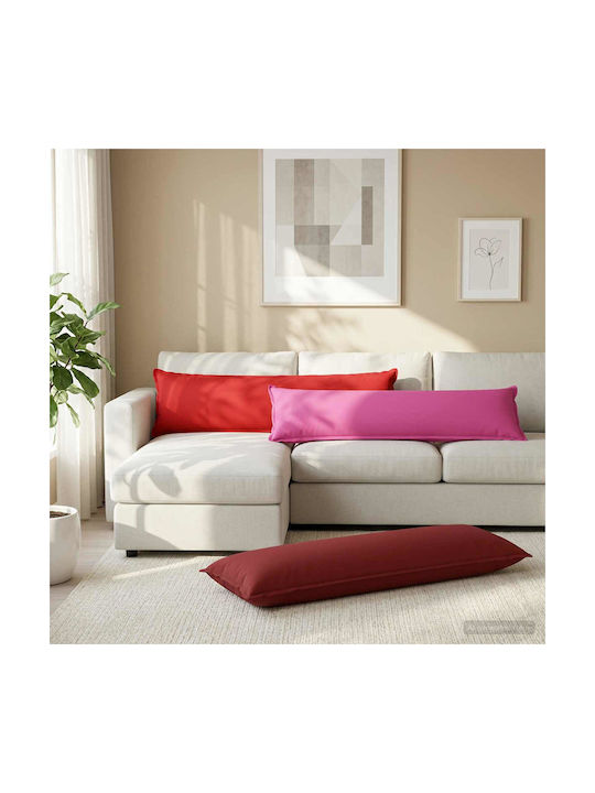 vidaXL Μαξιλάρι Καναπέ Houten Ροζ 40x145εκ.