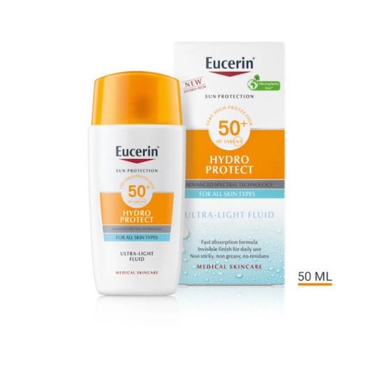 Eucerin Protect Αντηλιακή Λοσιόν Προσώπου SPF50+ με Χρώμα 50ml