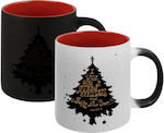 Koupakoupa Weihnachtlicher Keramikbecher Bäumch...
