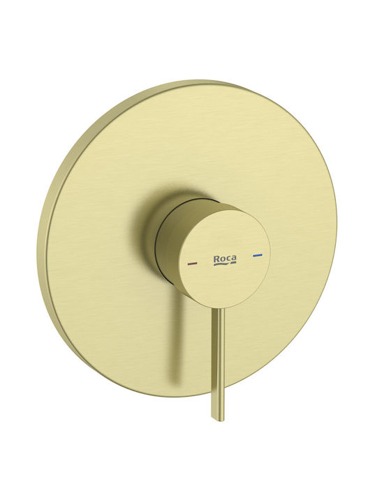 Roca Ona Built-In Shower Faucet Mixer Gold