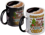 Koupakoupa Weihnachtlicher Keramikbecher Schwar...