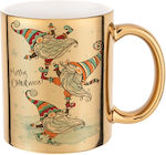 Koupakoupa Weihnachtlicher Keramikbecher Zwerge...