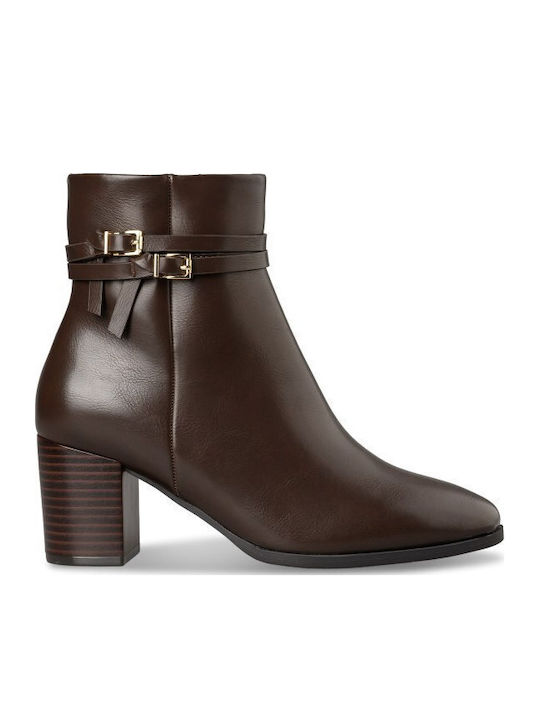 Envie Shoes Γυναικεία Μποτάκια Αστραγάλου Καφε