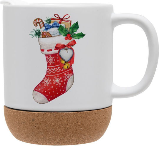 Koupakoupa Weihnachtlicher Keramikbecher 9 cm 330 ml