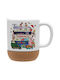 Koupakoupa Weihnachtlicher Keramikbecher 9 cm 330 ml