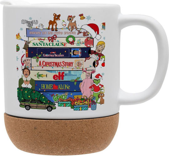 Koupakoupa Weihnachtlicher Keramikbecher 9 cm 330 ml