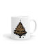 Koupakoupa Weihnachtlicher Keramikbecher Bäumchen 330 ml