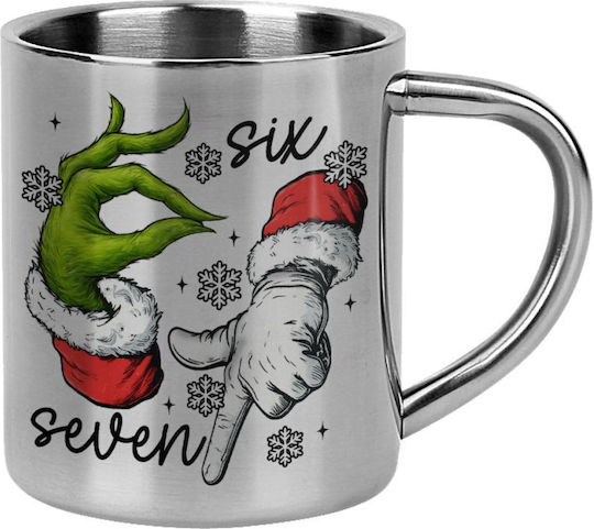 Koupakoupa Weihnachtlicher Kaffeebecher 7,5 cm 300 ml