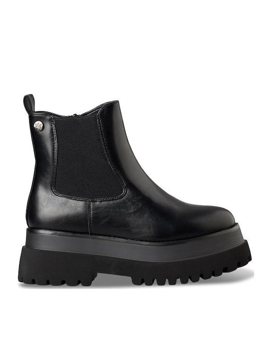 Envie Shoes Women's Black Chelsea Ankle Boots