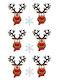 Bsb Creative Christmas Reindeer Stickers 1 Sheet