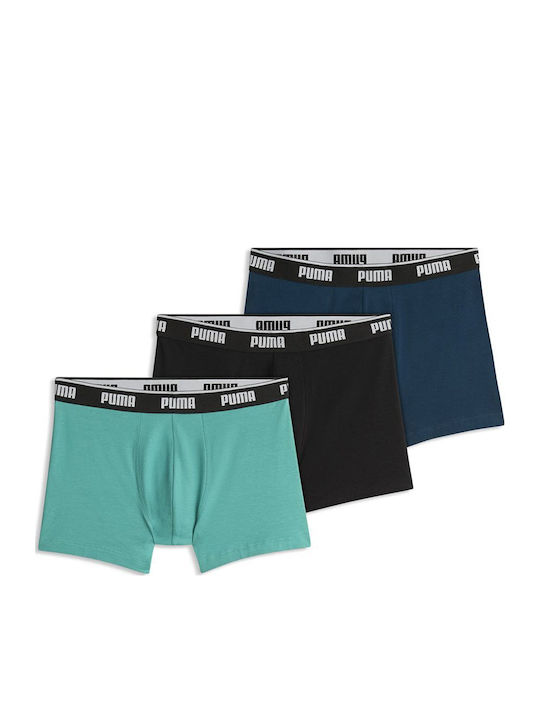 PUMA Herren-Boxershorts Mehrfarbig 3er-Pack