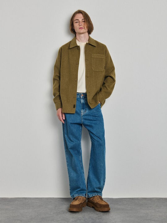 Staff Adrian Overshirt cu Mâneci Lungi Honey