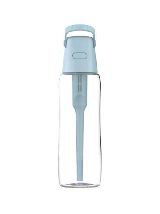 Dafi Sticlă de Apă din Plastic cu Filtru 600 ml Albastră