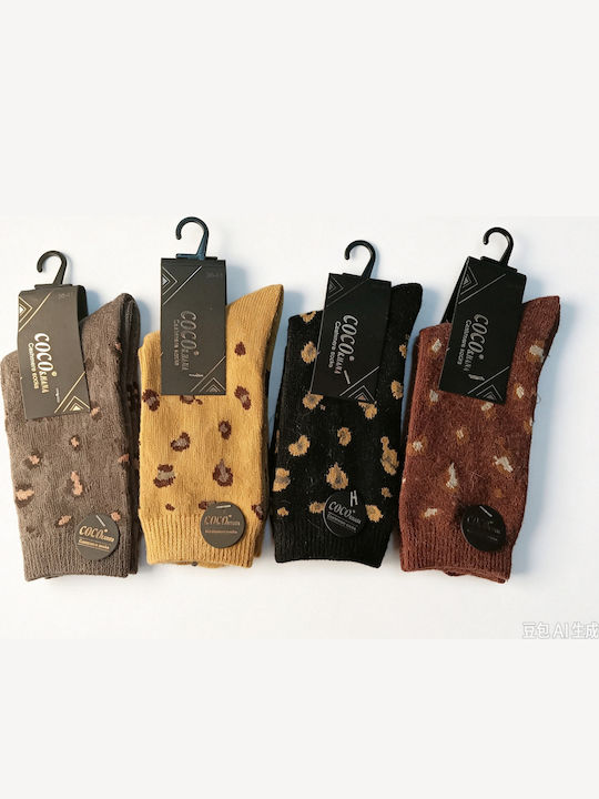 Coco&Hana Γυναικείες Κάλτσες Πολύχρωμες 4Pack