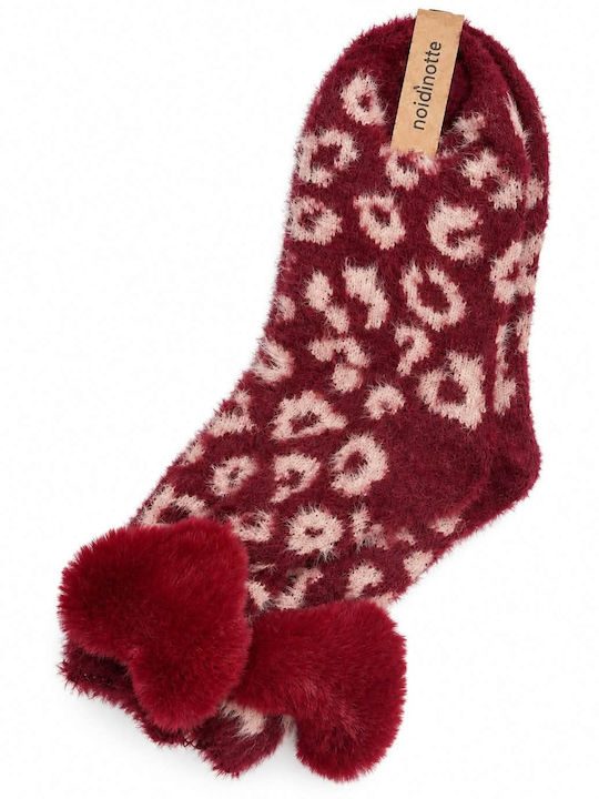 Noidinotte Socken Bordeaux/Pink
