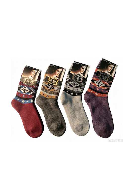 Coco&Hana Women's Multicolour Socks 4-Pack