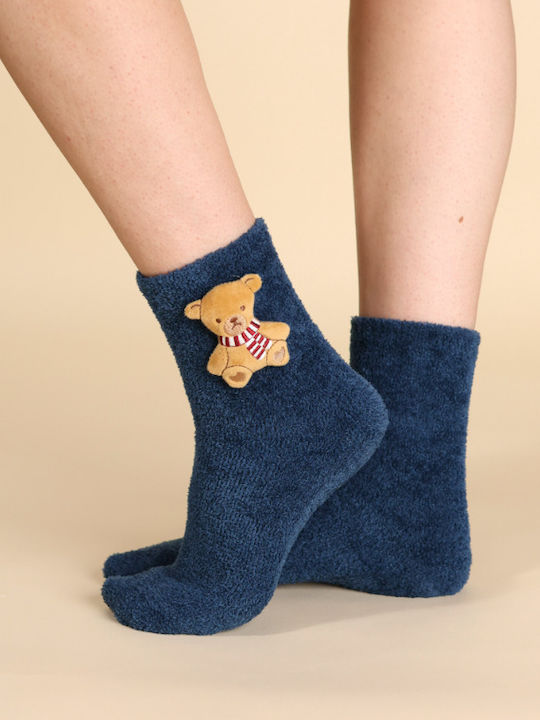 Noidinotte Bear 3D Socken Blau