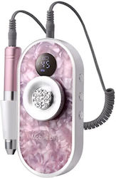 Pink Battery Nail Drill with 45000 Revolutions ...